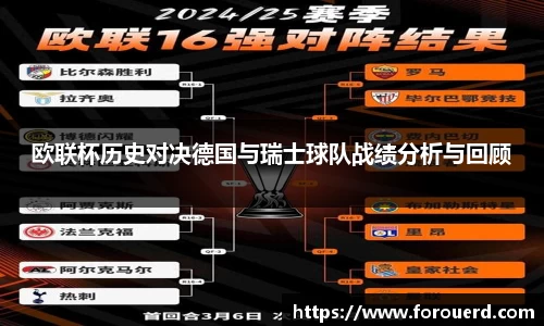欧联杯历史对决德国与瑞士球队战绩分析与回顾